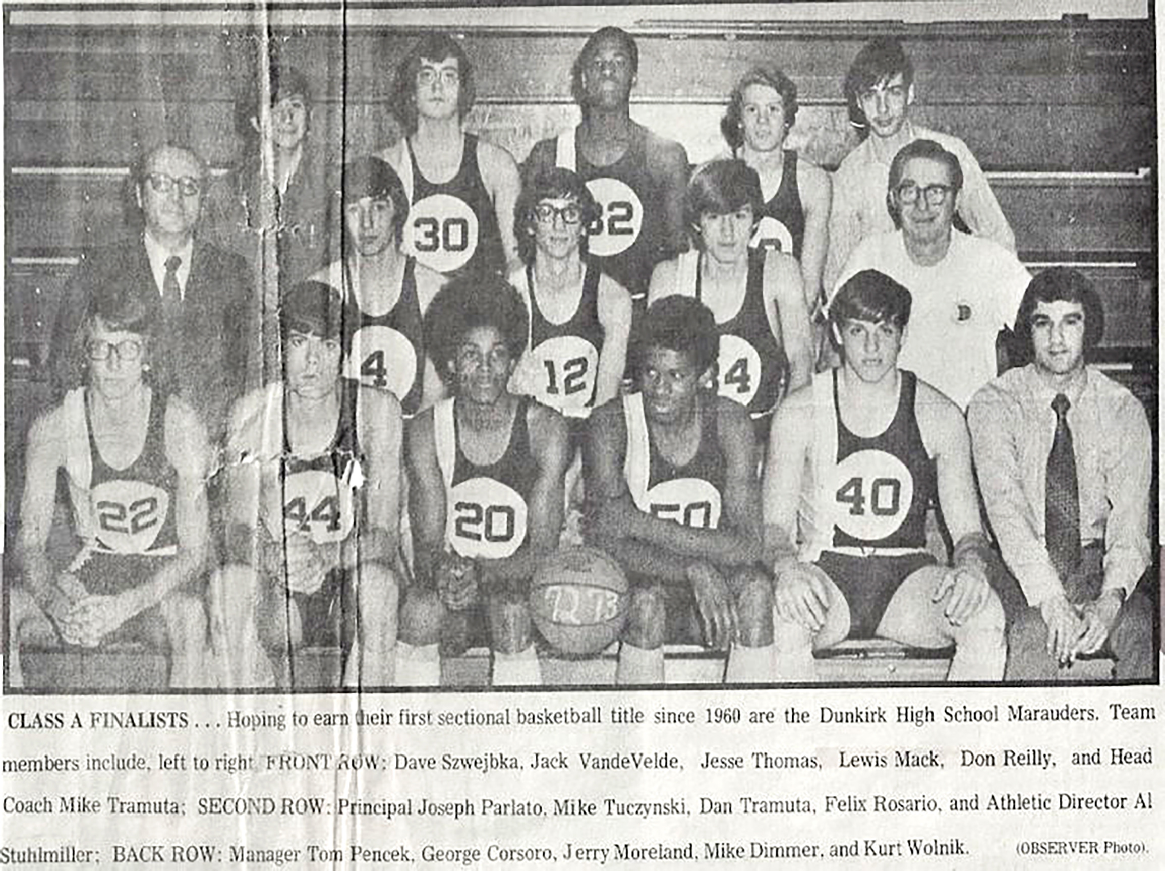 Dunkirk knocks off Cleveland Hill in 1973 Class A championship News